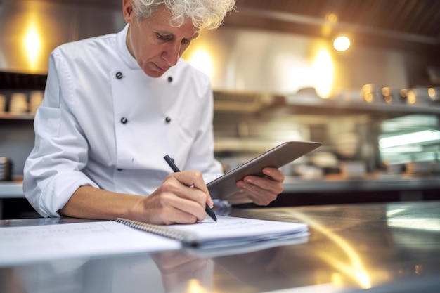 Kontakt: kuchár pri stole